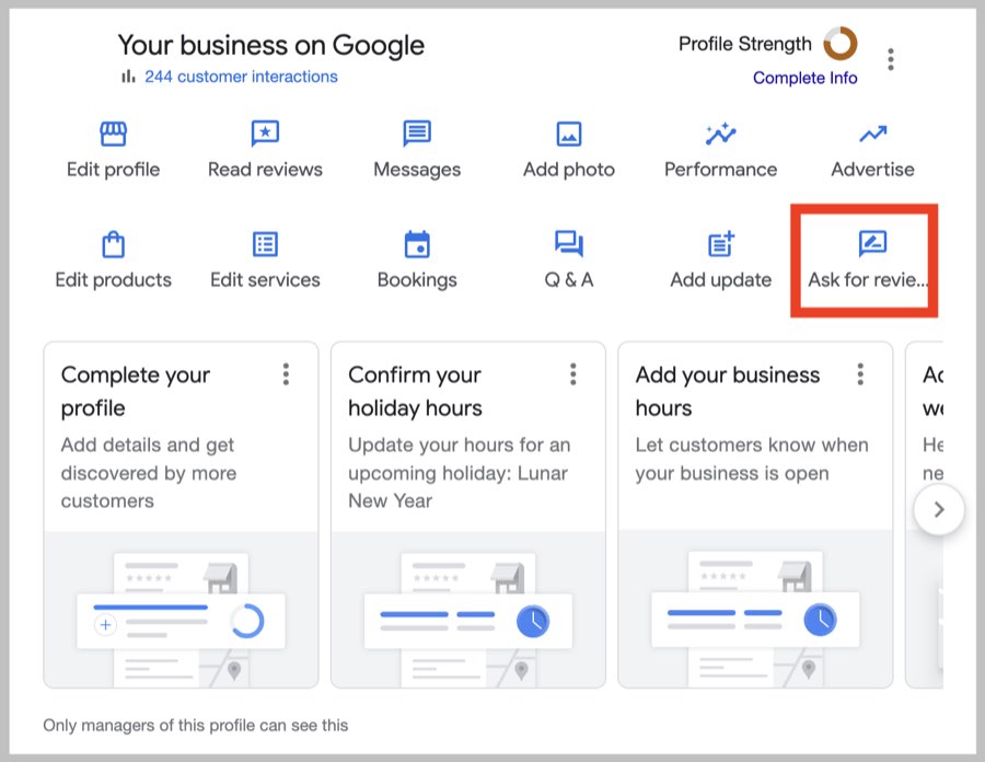 Getting Google reviews from clients